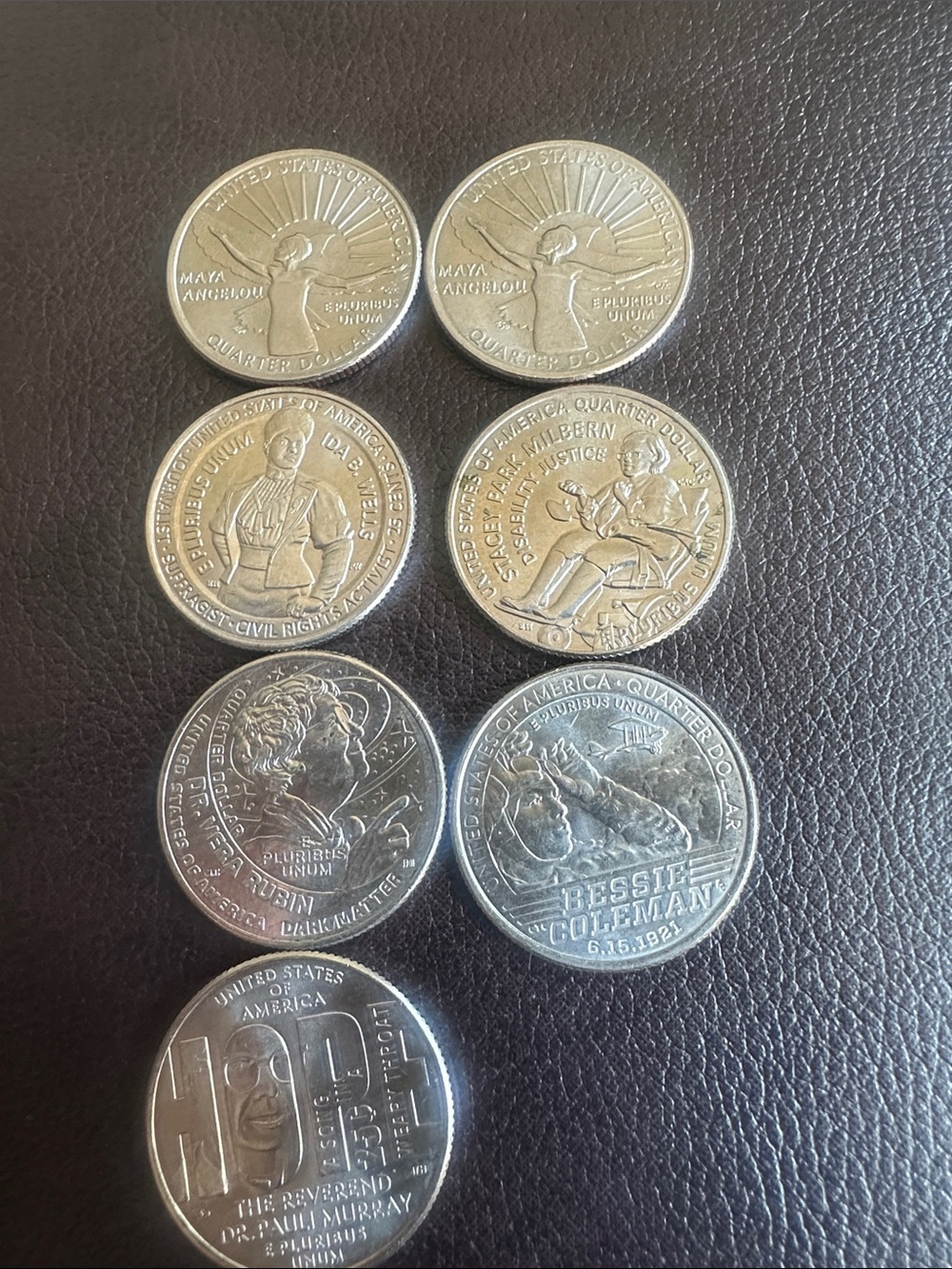 Set of Seventeen (17) US Commemorative Quarters - American Women Quarter Series - Picture 3 of 15